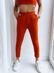 Spodnie damskie MY HONEY pomarańczowe Dstreet UY1417-XL