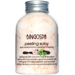 BINGOSPA Peeling solny skała wulkaniczna czerwona herbata 580g