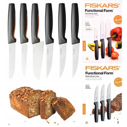 Fiskars Functional Form 1057556+1057564 Komplet 6 noży kuchennych