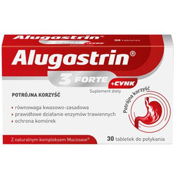 Alugastrin 3 Forte + Cynk, 30 tabl.