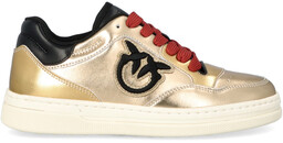 Sneakersy damskie premium - PINKO MANDY 01 ZŁOTE