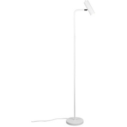 Lampa podłogowa minimalistyczna biała MARLEY 412400131 - Trio