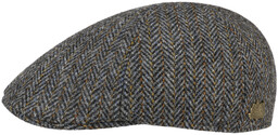 Kaszkiet Texas Harris Tweed by Stetson, niebiesko-szary