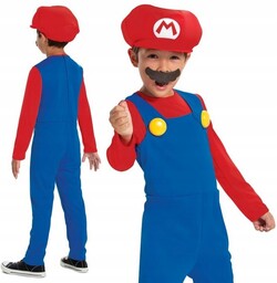 Strój Mario Bros Nintendo Kostium z Gry Licencjonowany