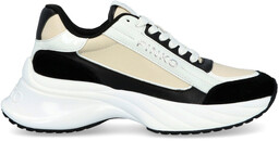 Sneakersy damskie premium - PINKO ARIEL 07 BIAŁO-CZARNE