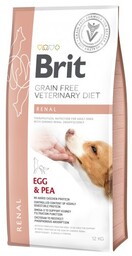 Brit Grain Free Veterinary Diets Dog Renal Jajko