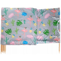 Parawan plażowy 15 metrów wzór 4