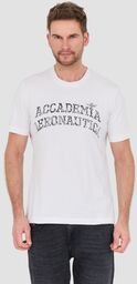 AERONAUTICA MILITARE Biały t-shirt M.C