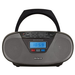 AIWA Boombox BBTU-400BK CD/FM RDS/USB/BT czarny