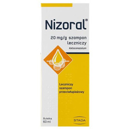 Nizoral Leczniczy szampon przeciwłupieżowy, 60 ml