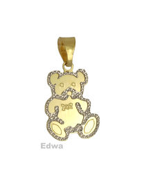 Zawieszka złota Misiu pr.585