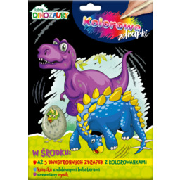Lubię Dinozaury Kolorowe zdrapki 1
