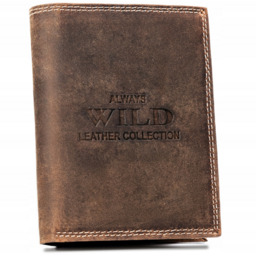 Klasyczny duży portfel męski skórzany Always Wild
