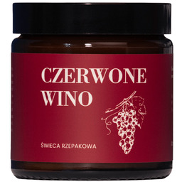 Mglife Świeca rzepakowa Czerwone Wino 120ml