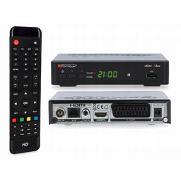 Tuner Odbiornik Telewizja DVB-T2 Hbbtv Opticum T-box