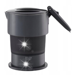 Mały Czajnik Elektryczny Turystyczny Składany 600ml 0,6L 750W
