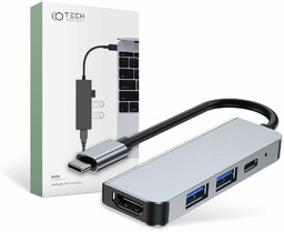 Hub Adapter 2x USB-A HDMI USB-C V2-HUB 4w1