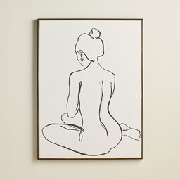 Obraz kobiety w ramie sublos 60x80