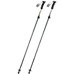 Kijki trekkingowe nordic walking aluminiowe 110-130cm brązowe