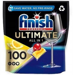 Finish Ultimate kapsułki do zmywarki Lemon 100 szt