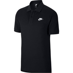 NIKE Męska koszulka polo - czarna