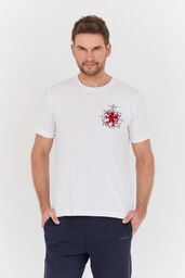 AERONAUTICA MILITARE Biały t-shirt M.C