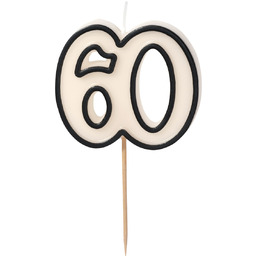 Świeczka na 60-tke - 5,5 cm - 1