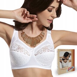 Biustonosz Viki 579 Krystyna Biały , 75G