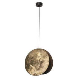 Lampa wisząca zwis nowoczesna WHEEL złoty śr. 30cm