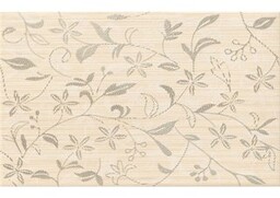 Płytka ścienna inserto TANAKA cream flower mat 25x40