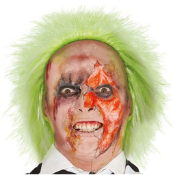 Peruka męska zielony szaleniec