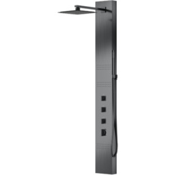 Corsan Neo panel prysznicowy z mieszaczem S-060MGM grafit/gunmetal