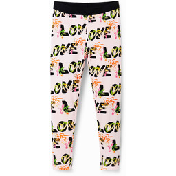 Legginsy w kwiaty Love