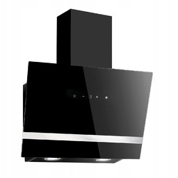 Okap Kuchenny Kominowy Flavio 60 (Szklany Czarny)