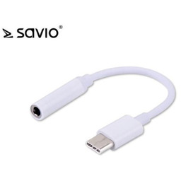 SAVIO Adapter AK-35 (Gniazdo typ C - Jack