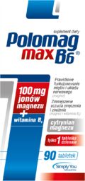 Polomag B6 Max, 90 tabletek