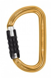 Karabinek PETZL Am''D Triact-Lock Złoty M34A TLY
