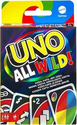 Mattel Games All Wild Karty do Gry, Wielokolorowy,