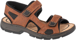 Rieker Sandals 26156-25, Męskie, sandały, Brązowy