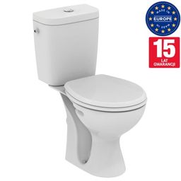 Kompakt WC+deska soft-close, POZIOMY ODPŁYW 15 LAT GWARANCJI
