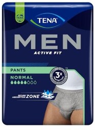 TENA Men Pants Normal Grey S/M Bielizna chłonna