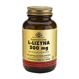 SOLGAR L-lizyna 500 mg - 50 kapsułek