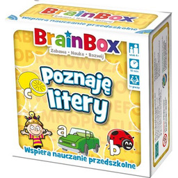 REBEL Gra karciana BrainBox Poznaję litery 2005949