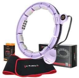 ZESTAW HULA HOP MAGNETYCZNY VIOLET HHM13 Z LICZNIKIEM