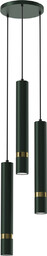 Lampa wisząca JOKER, MLP8919, zielony/złoty, 3x8W GU10