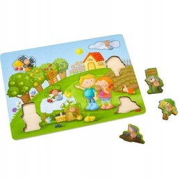 Edukacyjna Układanka Puzle Dla Dziecka 1 Latka Puzzle
