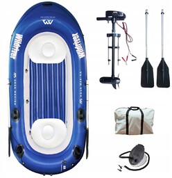 Ponton Z Silnikiem elektrycznym turystyczny wędkarski Aqua Marina