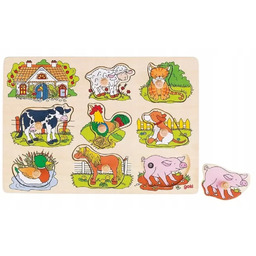 Dźwiękowa układanka Zwierzęta wiejskie