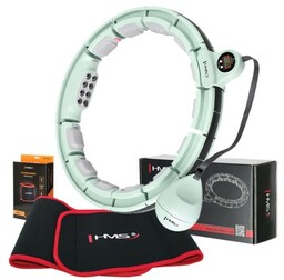 ZESTAW HULA HOP MAGNETYCZNY GREEN HHM13 Z LICZNIKIEM