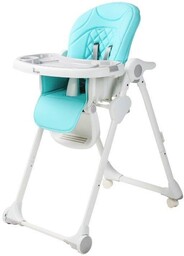 B-Krzesełko do karmienia WHEELY Blue mint